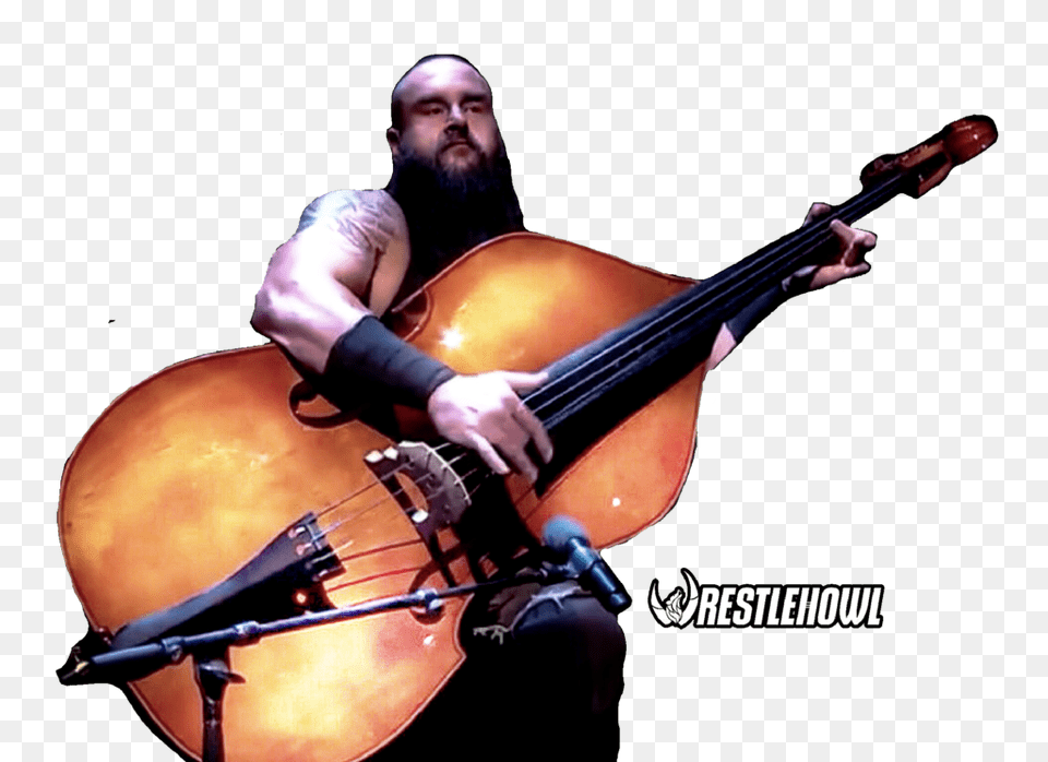 Upright Bass Braun Strowman Render, Cello, Musical Instrument, Guitar, Concert Free Transparent Png