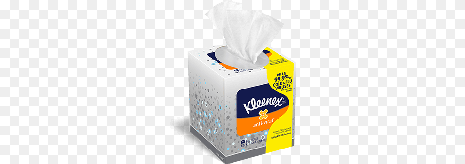 Upright Tissue Box Kleenex Anti Viral Facial Tissue 3 Ply 68 Sheetsbox, Paper, Towel, Paper Towel, Toilet Paper Png Image