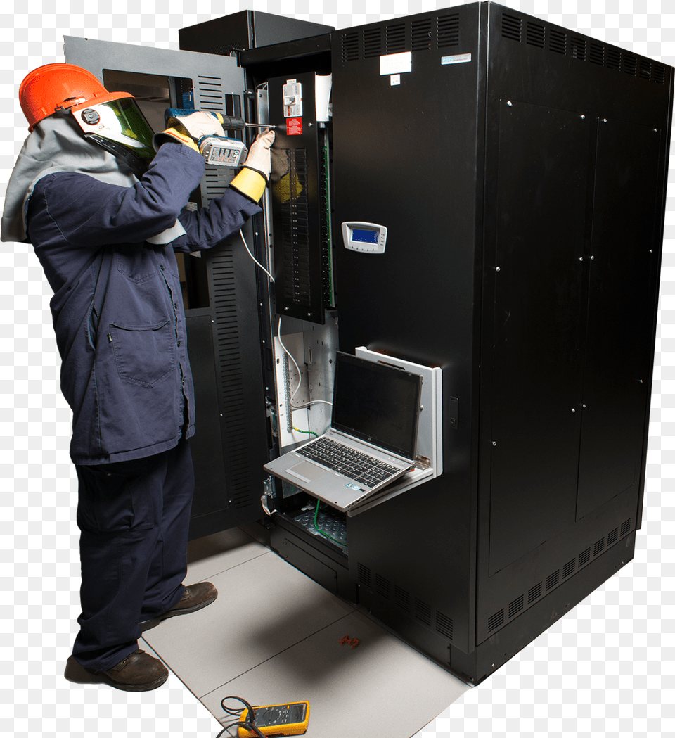 Ups Preventive Maintenance Computer Hardware, Worker, Clothing, Person, Helmet Free Png Download