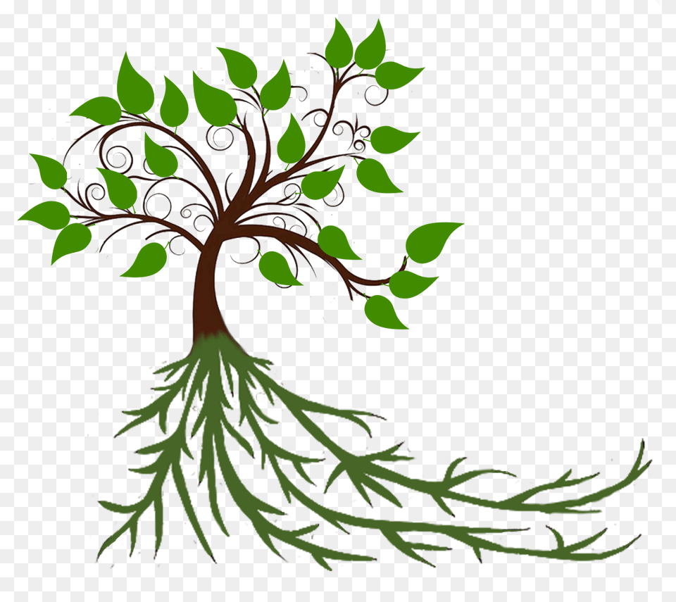 Upscale Roots Black Background Tatting From Family Tree Roots, Art, Floral Design, Graphics, Green Free Png