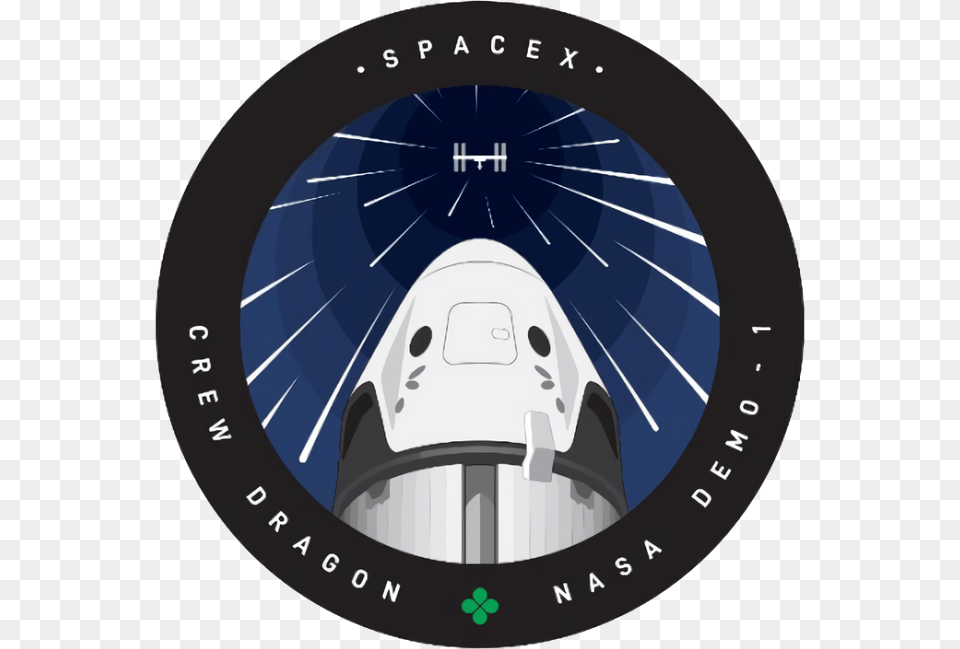 Upscaled Patch With Transparent Background Spacex Dm, Photography, Electronics, Machine, Wheel Free Png Download