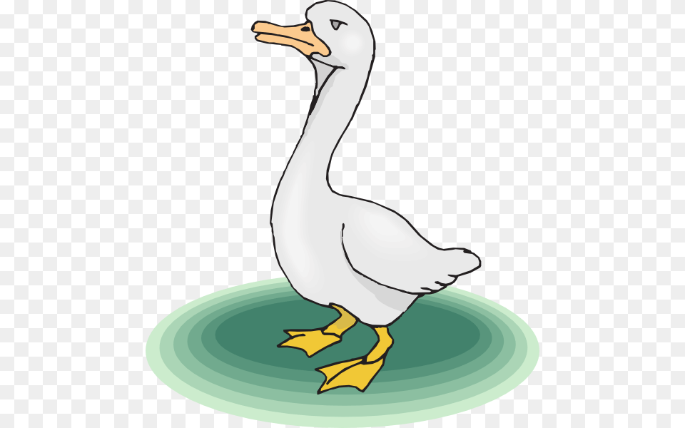 Upset Cartoon Goose Svg Clip Arts Goose Cartoon, Animal, Beak, Bird, Waterfowl Free Png