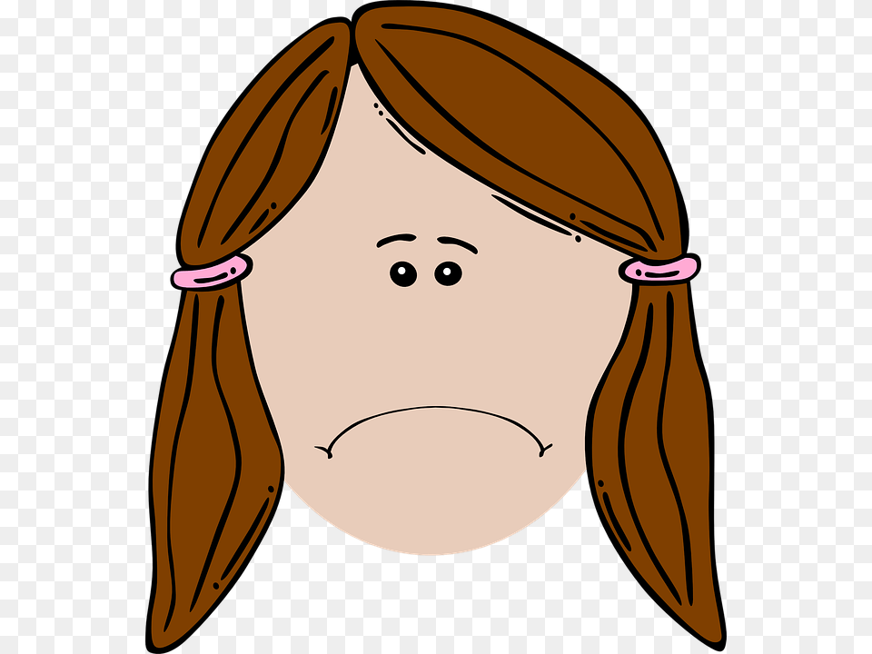 Upset Girl Clipart, Adult, Female, Person, Woman Png Image