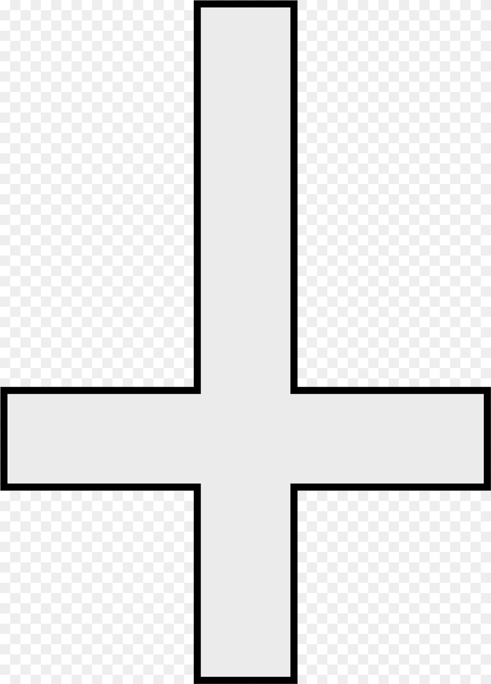 Upside Down Cross, Symbol, Sword, Weapon Free Png Download