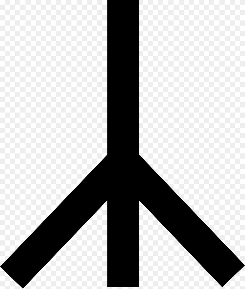 Upside Down Cross Nero Cross, Gray Free Png