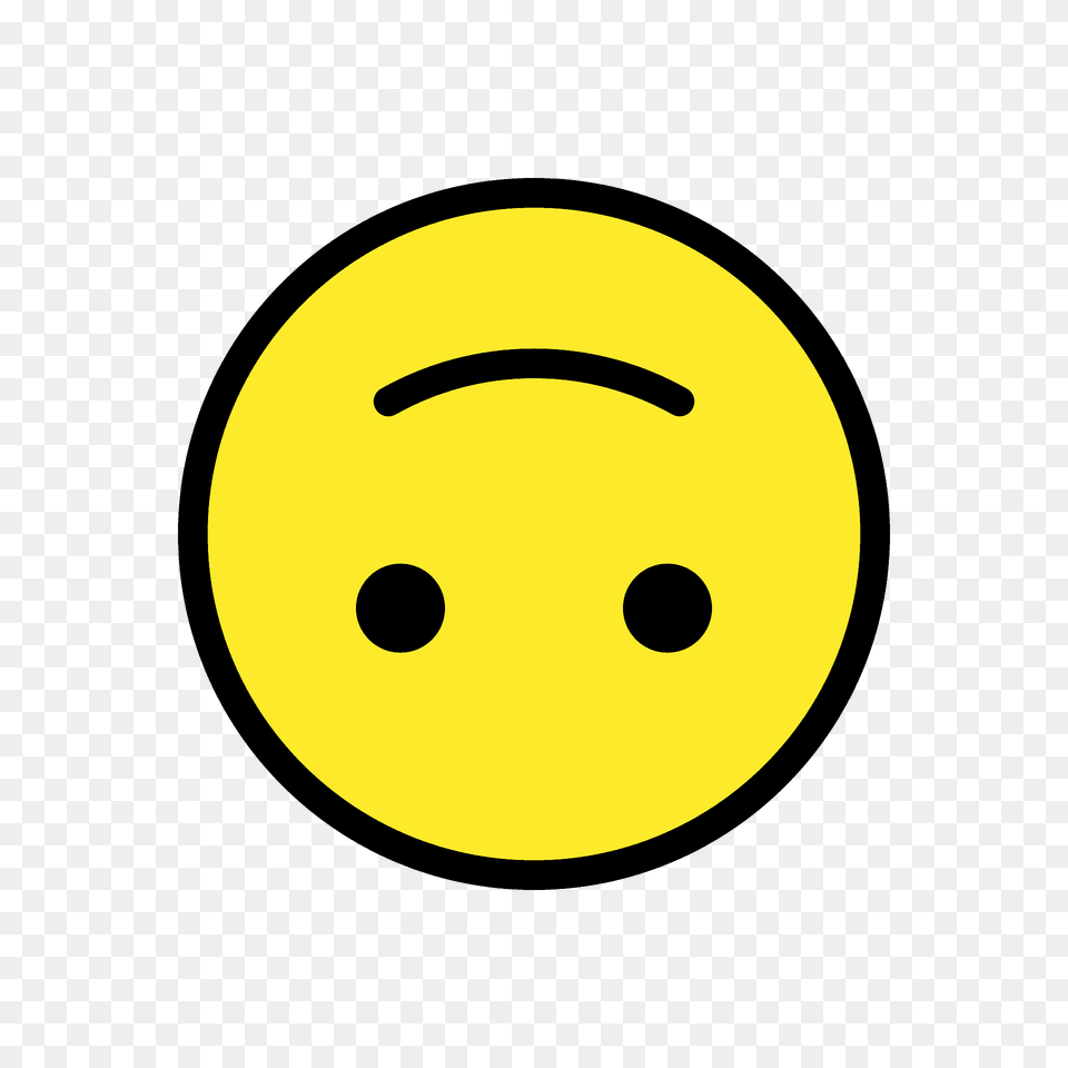 Upside Down Face Emoji Clipart, Disk Png Image