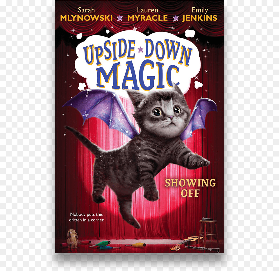 Upside Down Magic Showing Off, Advertisement, Poster, Animal, Cat Free Transparent Png
