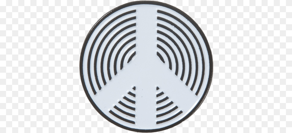 Upside Down Peace Pin Volkswagen Logo Circle, Plate, Drain Free Transparent Png