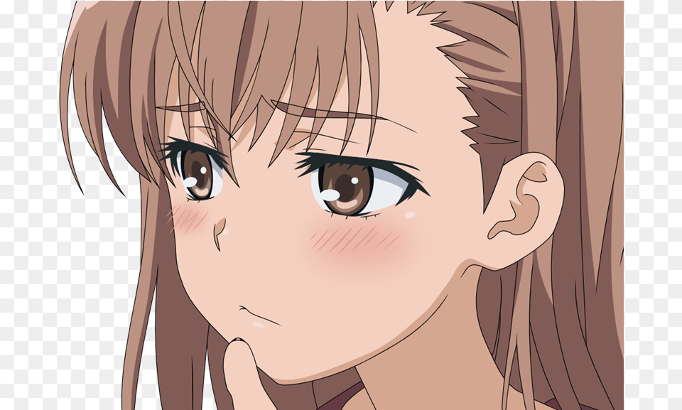 Upside Down Question Mark Misaka Mikoto Sad Face, Person, Book, Comics, Publication Free Png