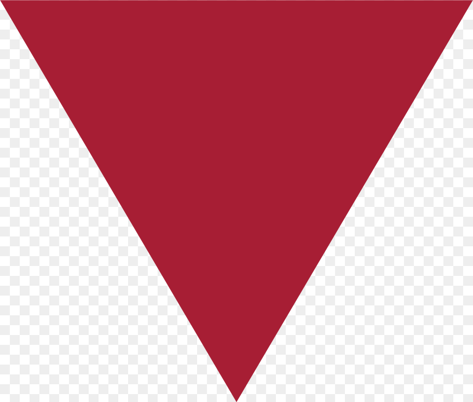 Upside Down Triangle Red Triangle Pointing Down Png
