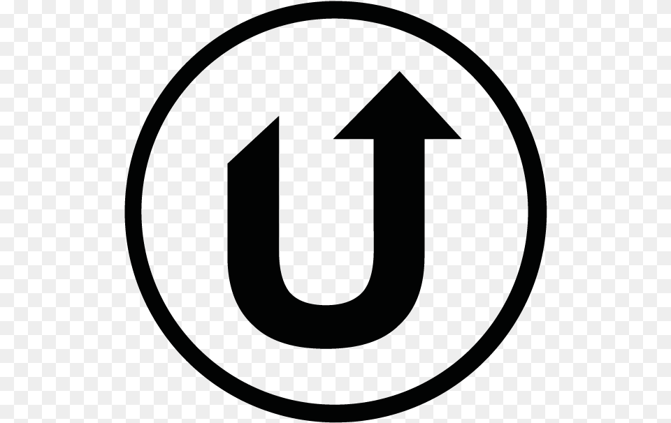 Upside Down U Turn, Symbol, Text, Logo Free Transparent Png