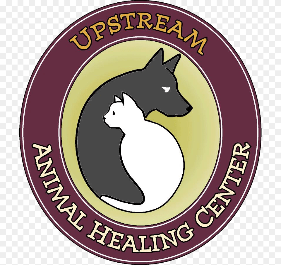 Upstream Animal Healing Center Circle, Logo, Cat, Mammal, Pet Free Png