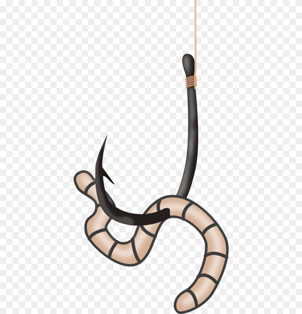 Upvote 1 Downvote Worm On Hook Clipart, Electronics, Hardware, Smoke Pipe, Accessories Png