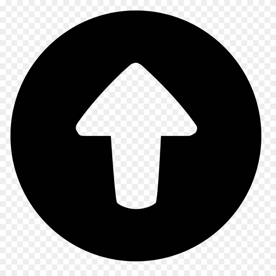 Upward Arrow Icon, Gray Free Transparent Png