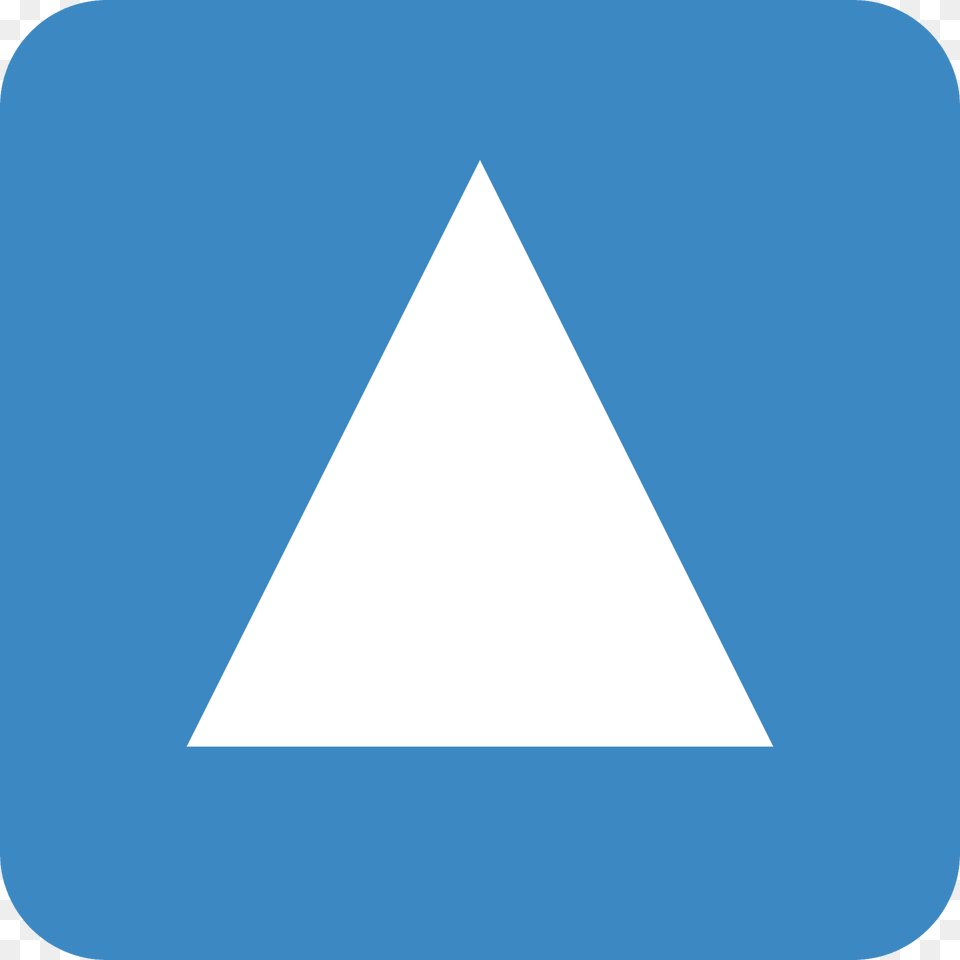 Upwards Button Emoji Clipart, Triangle Free Transparent Png