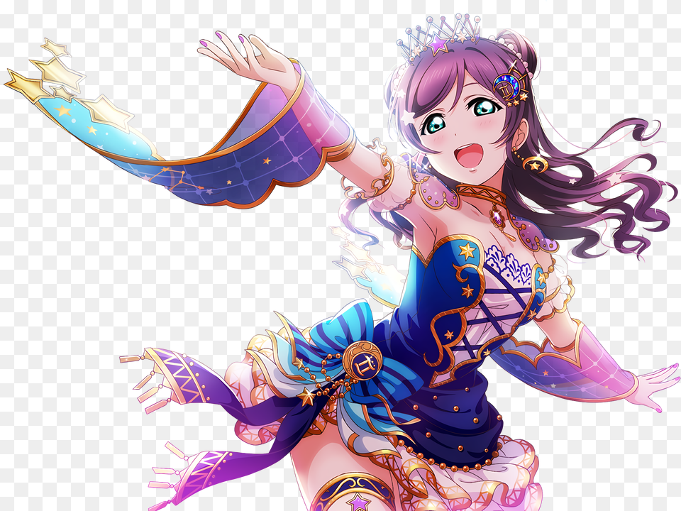 Ur Tojo Nozomi Wish Might Come Love Live All Stars Urs, Baby, Person, Publication, Purple Free Png Download
