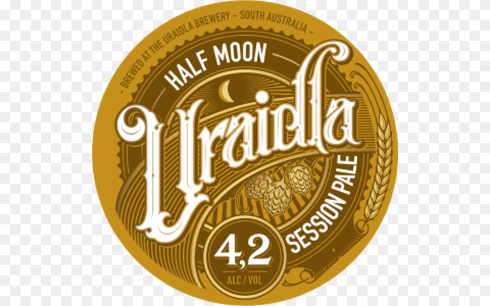 Uraidla Brewery, Gold, Logo, Alcohol, Beer Free Png