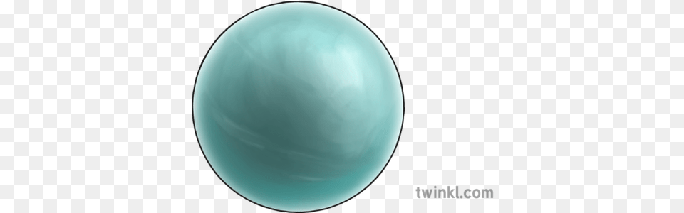 Uranus Illustration Twinkl Sphere, Turquoise, Astronomy, Outer Space, Moon Png Image
