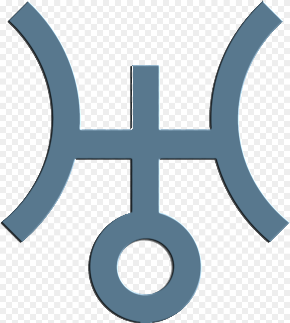 Uranus Symbol, Cross, Device, Grass, Lawn Png Image