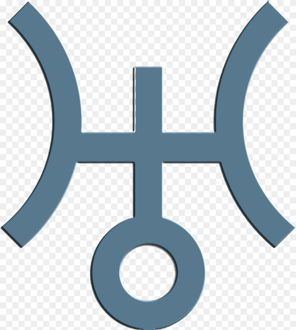 Uranus Symbol Greek Mythology Greek God Uranus Symbol, Cross, Device, Grass, Lawn Free Png