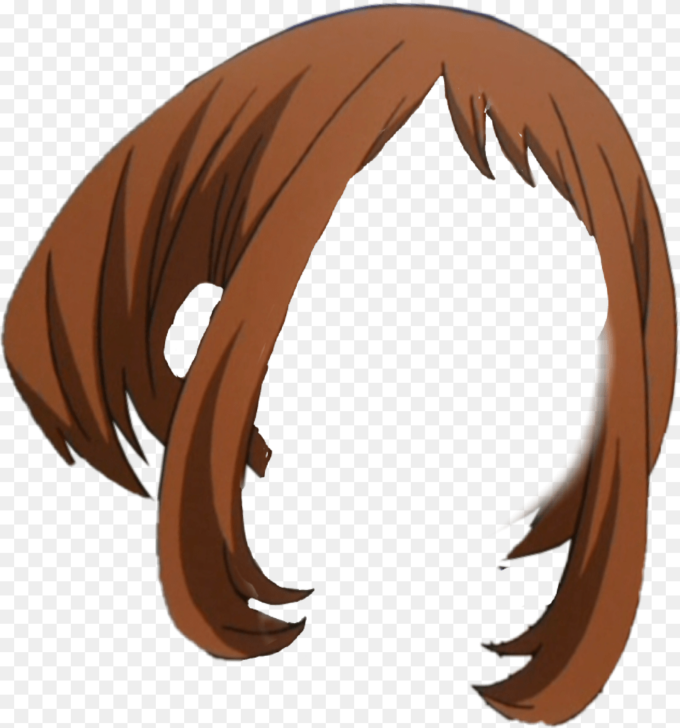 Uraraka Ochakouraraka Ochako Sticker By Nijimi Ochako Uraraka Hair, Book, Comics, Publication, Adult Free Png