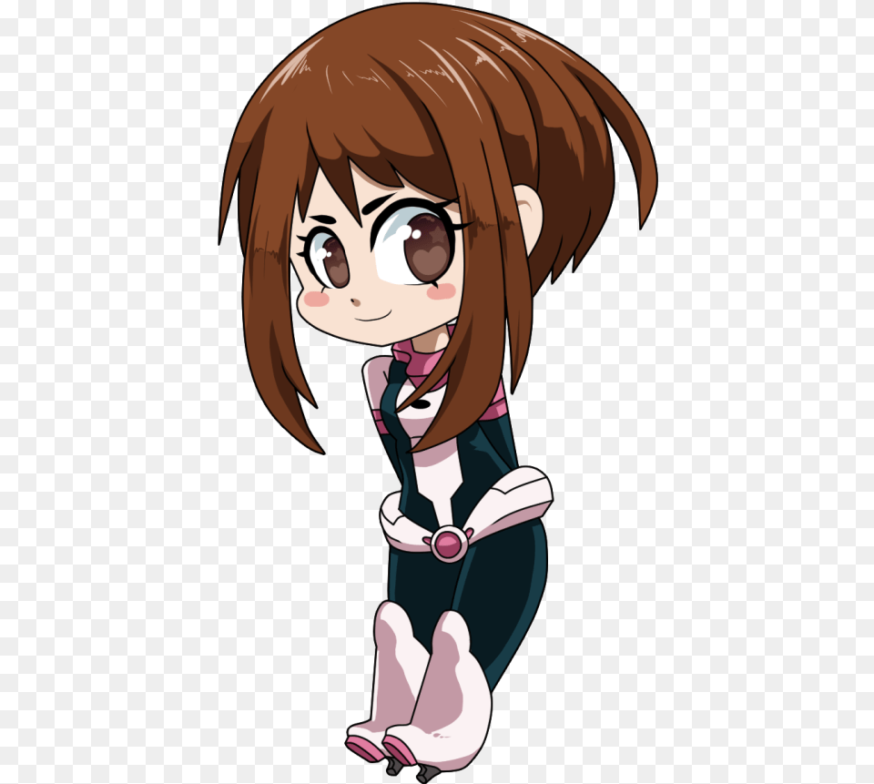 Uravity Chibi Ochako Uraraka Chibi, Book, Comics, Publication, Person Free Transparent Png