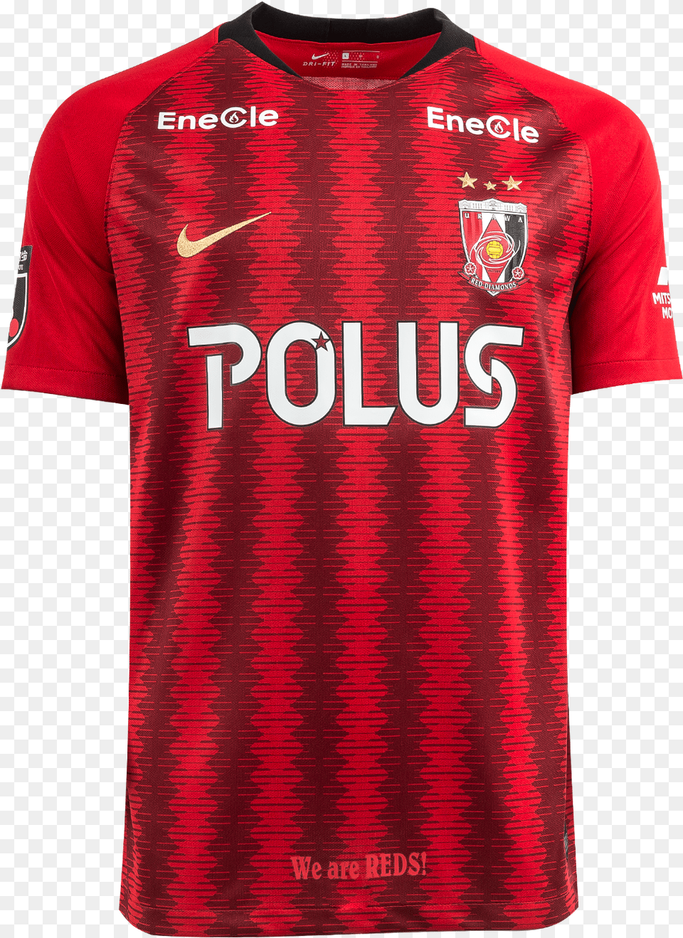 Urawa Red Diamonds Home Jersey 2019 Urawa Reds Jersey 2019, Clothing, Shirt, T-shirt Free Transparent Png