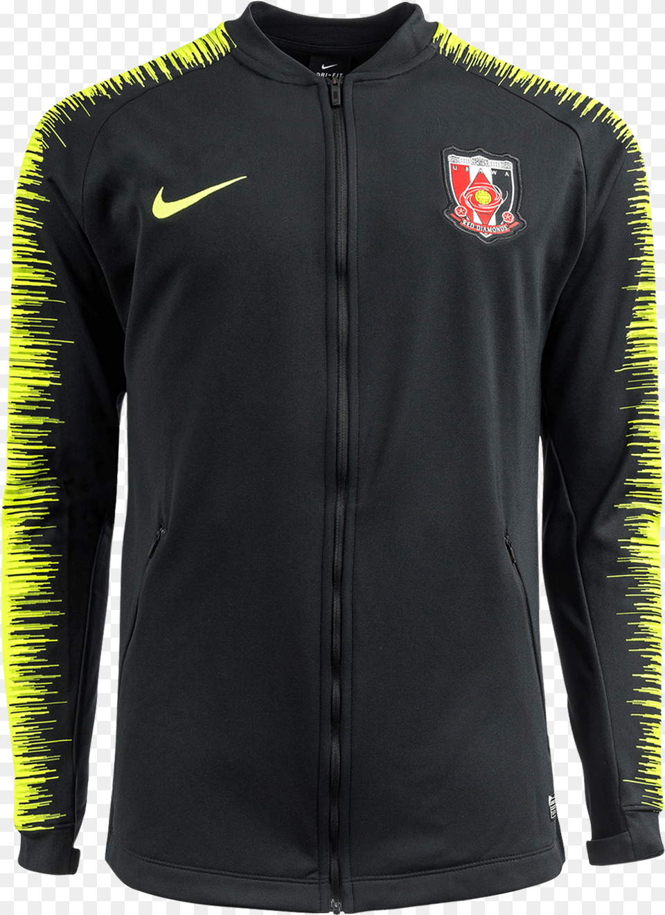 Urawa Red Diamonds Jacket 2019 Ez Football Korea Zipper, Clothing, Coat, Fleece, Long Sleeve Free Png Download