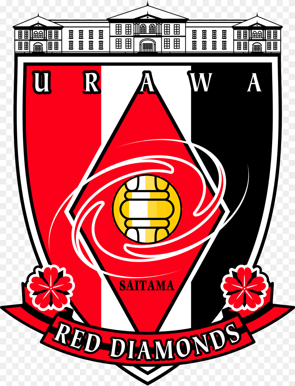 Urawa Red Diamonds Logo, Emblem, Symbol, Badge, Dynamite Free Transparent Png