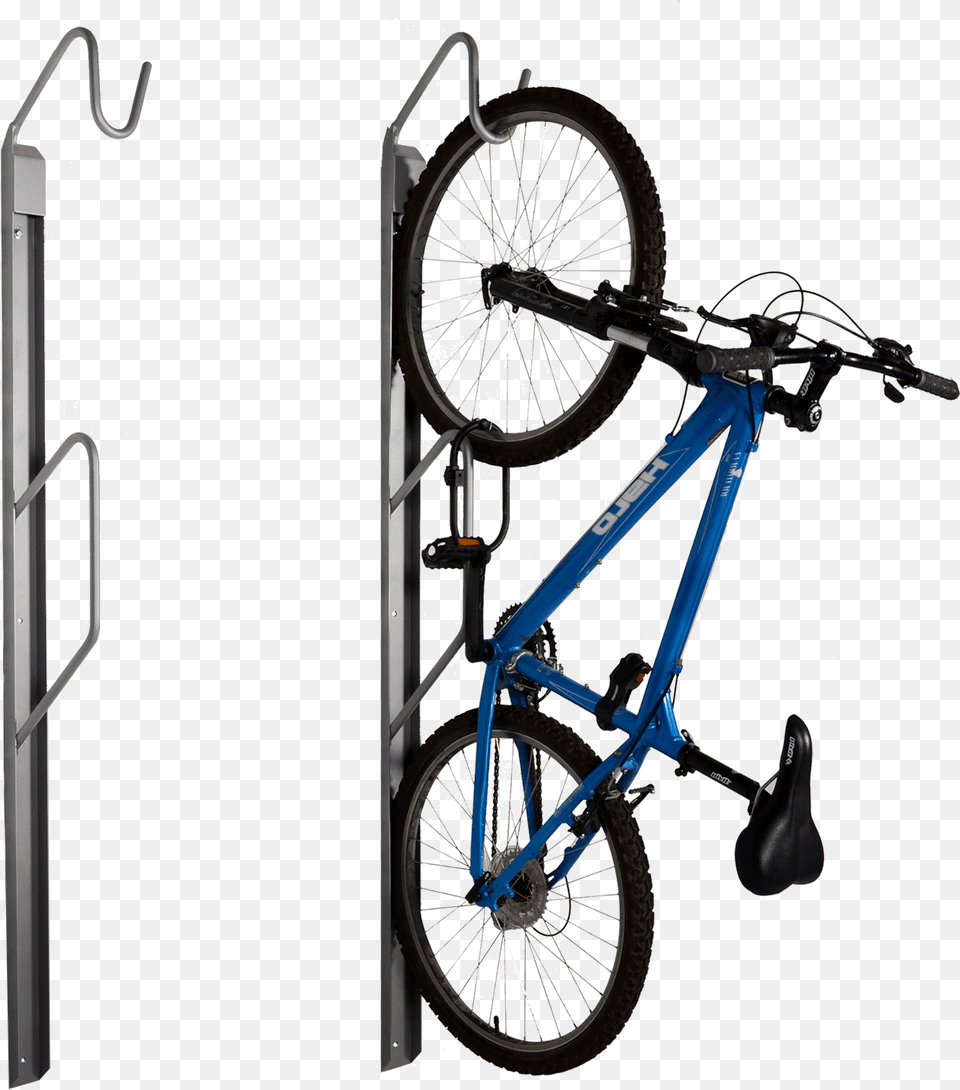 Urban Space Wall Mount Bike Rack Bike Storage Against Wall Underground, Bicycle, Machine, Transportation, Vehicle Free Png