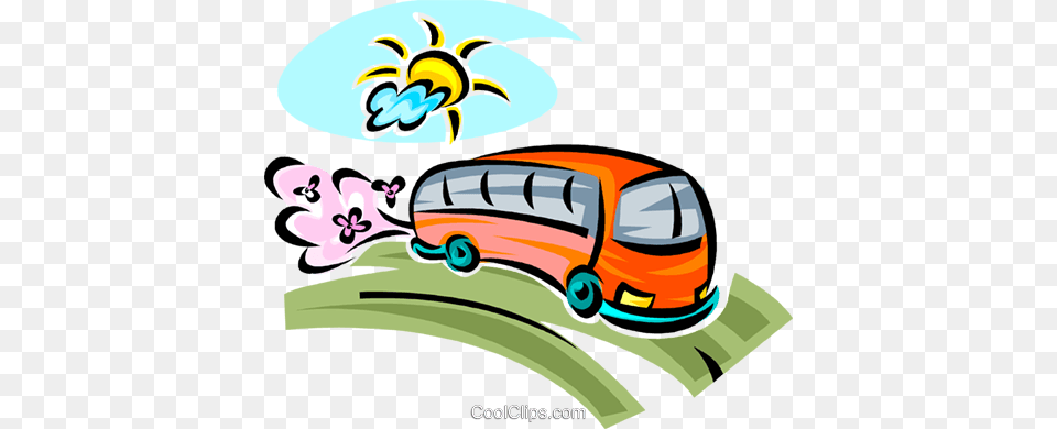 Urban Transportation Royalty Vector Clip Art Illustration, Vehicle, Van, Caravan, Tool Free Png