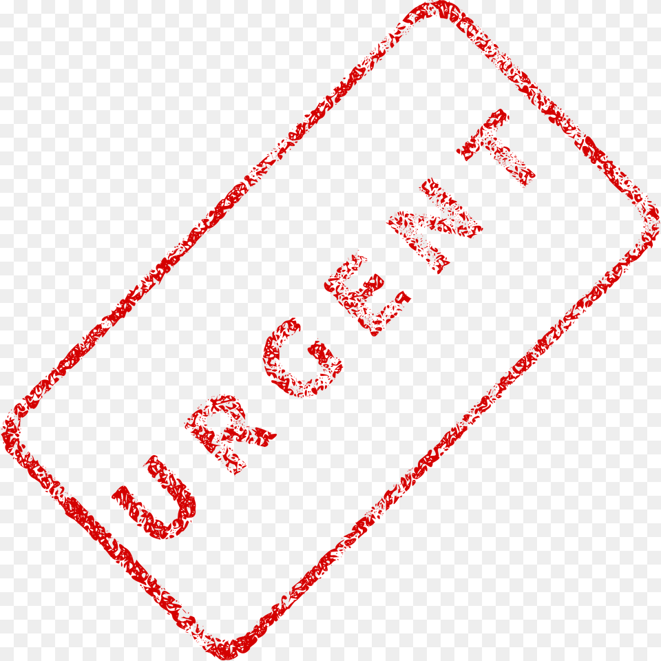 Urgent Business Stamp Clipart, Text, Paper Png Image