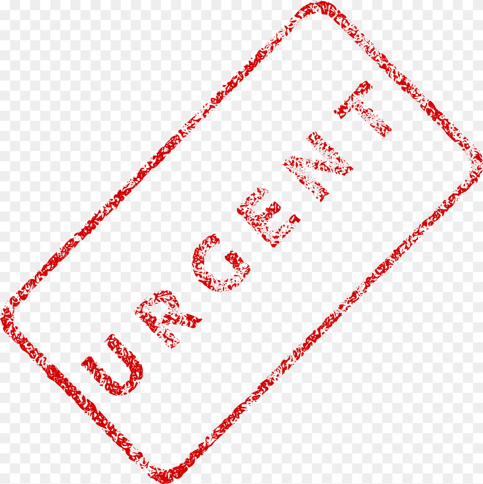 Urgent Stamp Clipart, Text, Paper, Symbol Free Transparent Png