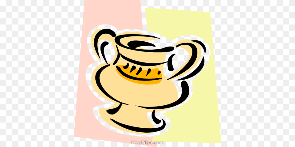 Urn Ancient Pottery Royalty Vector Clip Art Illustration, Jar, Cup Png Image