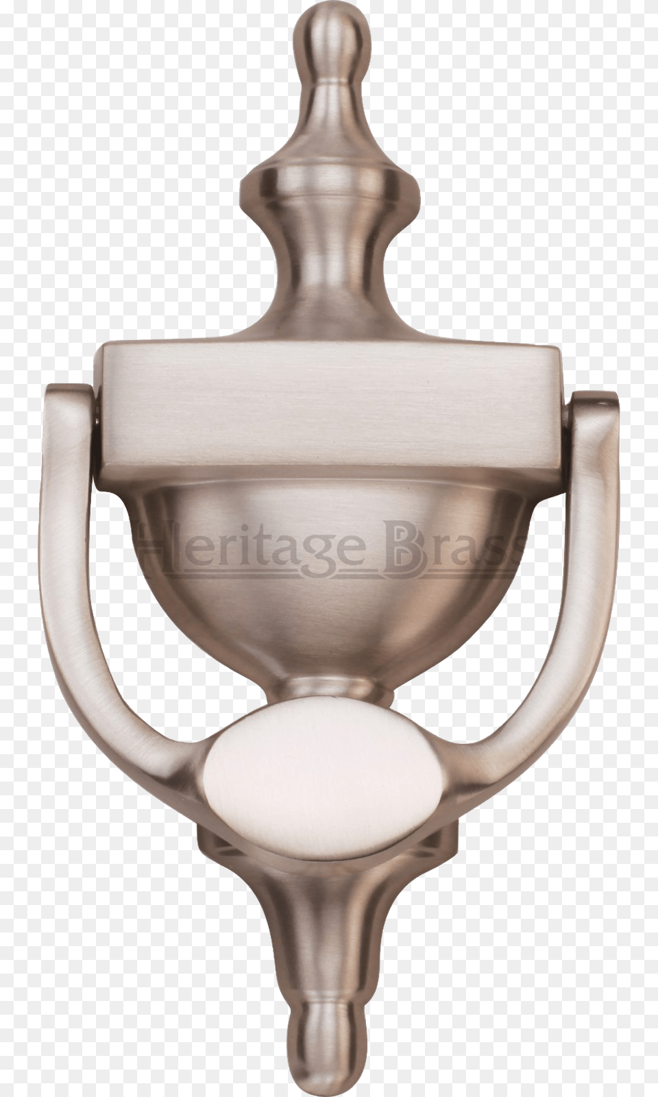 Urn Door Knocker 152mm 6 Inch Satin Nickel Door Knocker, Light Fixture Png Image