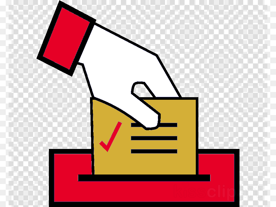 Urna De Votacion Clipart Voting Ballot Box Election Transparent 36 Number, Clothing, Glove Png Image