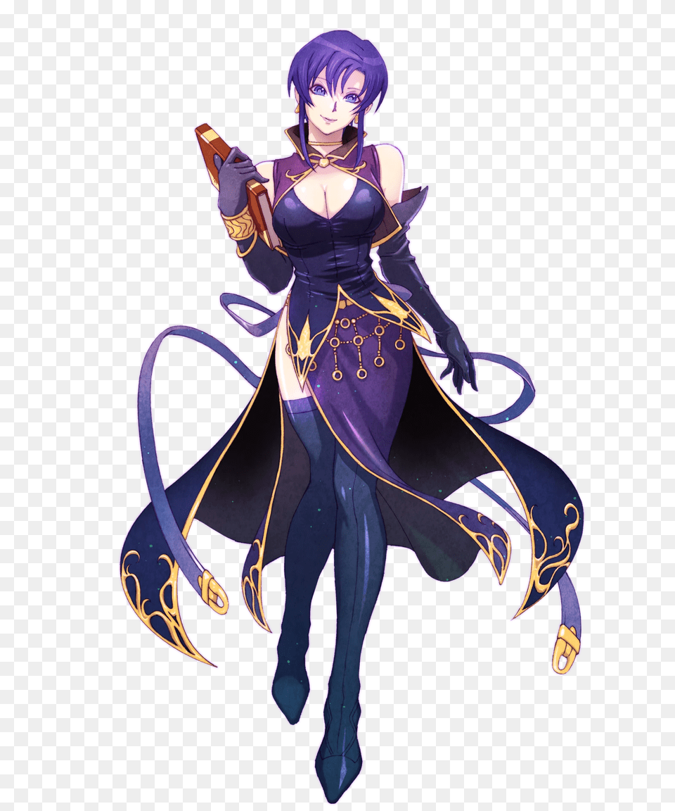 Ursula Blue Crow Face Ursula Fire Emblem Heroes, Book, Comics, Publication, Adult Png Image