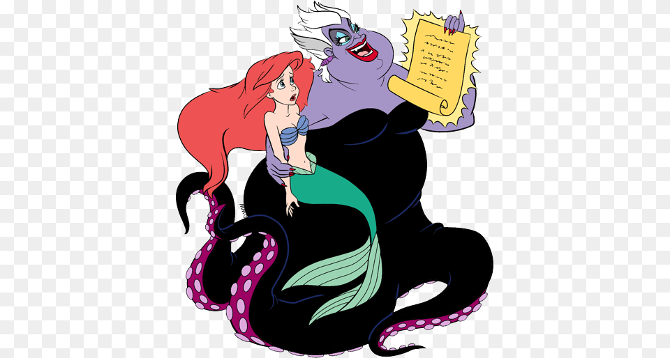 Ursula Clip Art Disney Clip Art Galore, Book, Comics, Publication, Baby Free Png