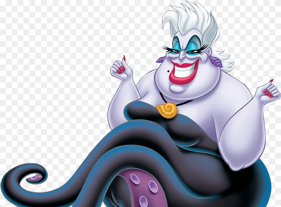 Ursula Disney, Book, Comics, Publication, Face Png Image