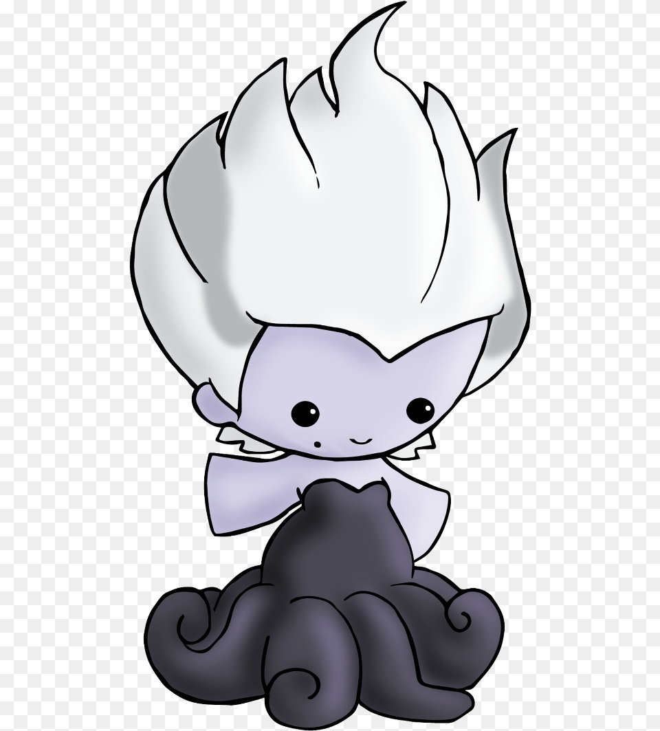 Ursula Disney Villain Chibi Sketch, Baby, Person, Book, Comics Free Png