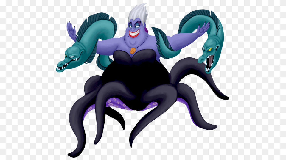 Ursula With Her Eels Adventure On The High Seas, Alien, Baby, Person, Face Png