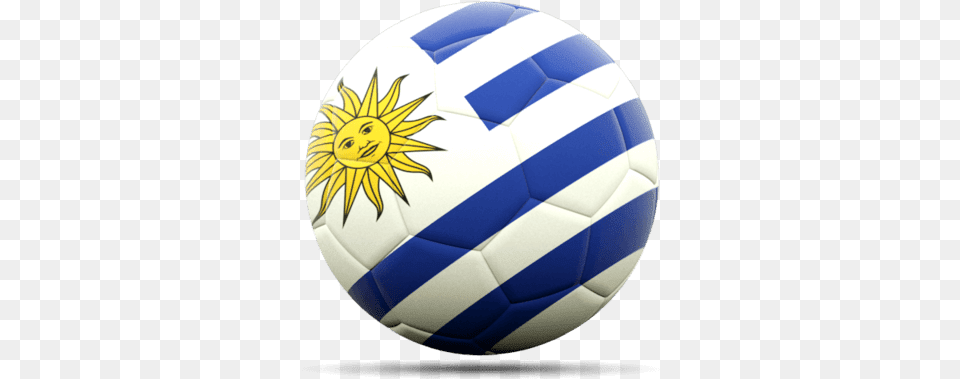 Uruguay Flag, Ball, Football, Soccer, Soccer Ball Png Image