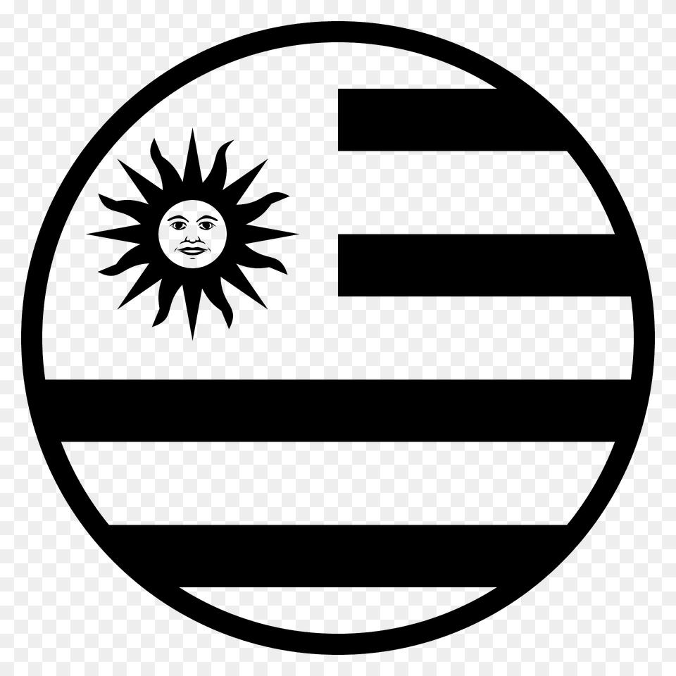 Uruguay Flag Emoji Clipart, Face, Head, Person, Logo Free Png