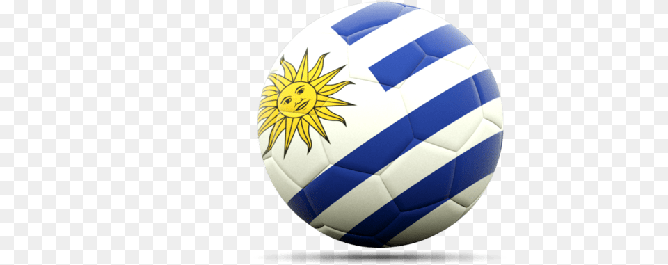 Uruguay Flag Football Transparent Uruguay Football Flag, Ball, Soccer, Soccer Ball, Sport Free Png Download