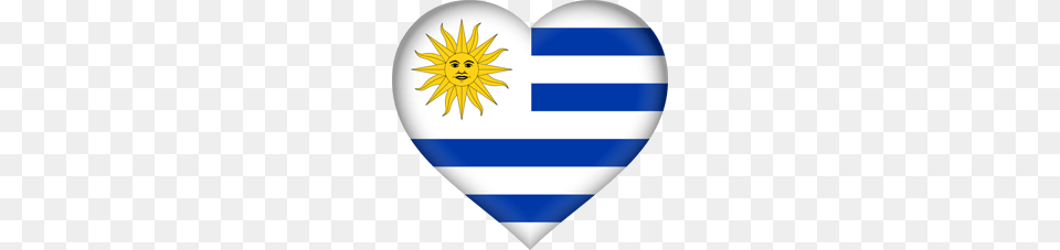 Uruguay Flag Balloon, Logo, Face, Head Png Image