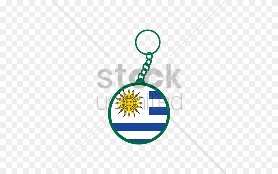 Uruguay Flag Key Chain Vector Image, Accessories, Pendant, Face, Head Free Png