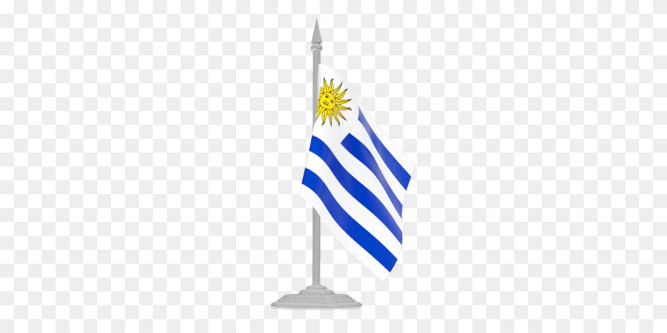Uruguay Flag On Post Free Png