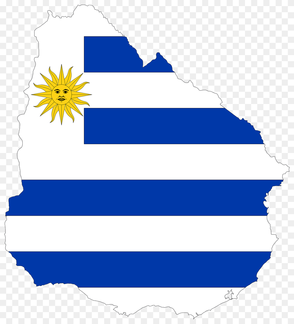 Uruguay Map Flag Clipart, Daisy, Flower, Plant, Nature Png
