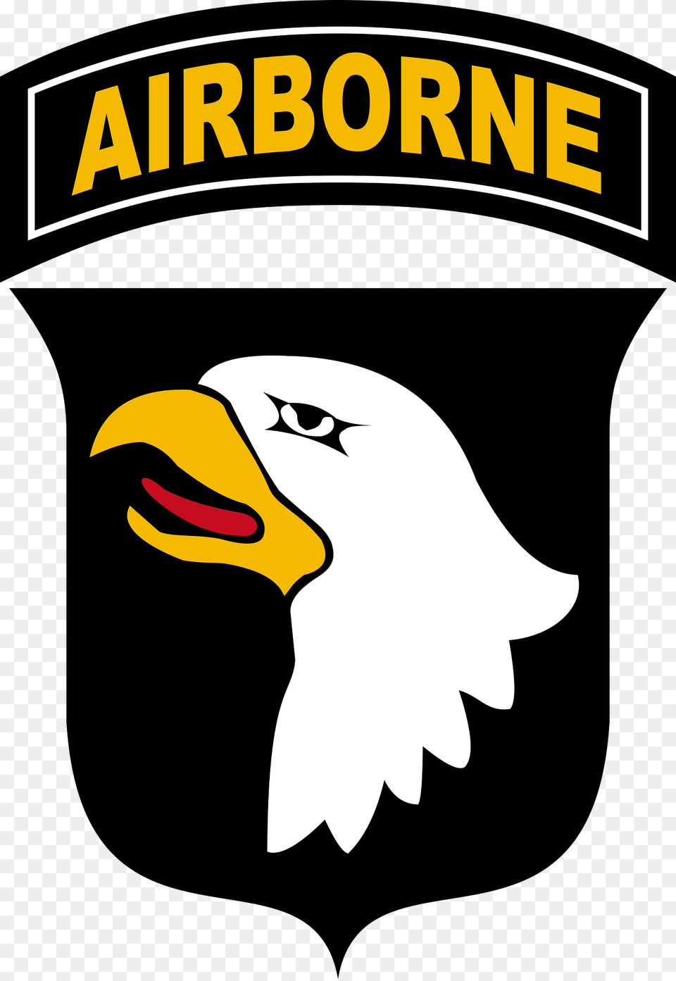 Us 101st Airborne Division Patch Clipart, Animal, Beak, Bird, Eagle Png