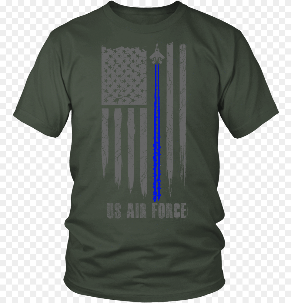 Us Air Force F22 Thin Blue Contrail Flag Shirt Best Bass Fishing T Shirt, Clothing, T-shirt Png Image